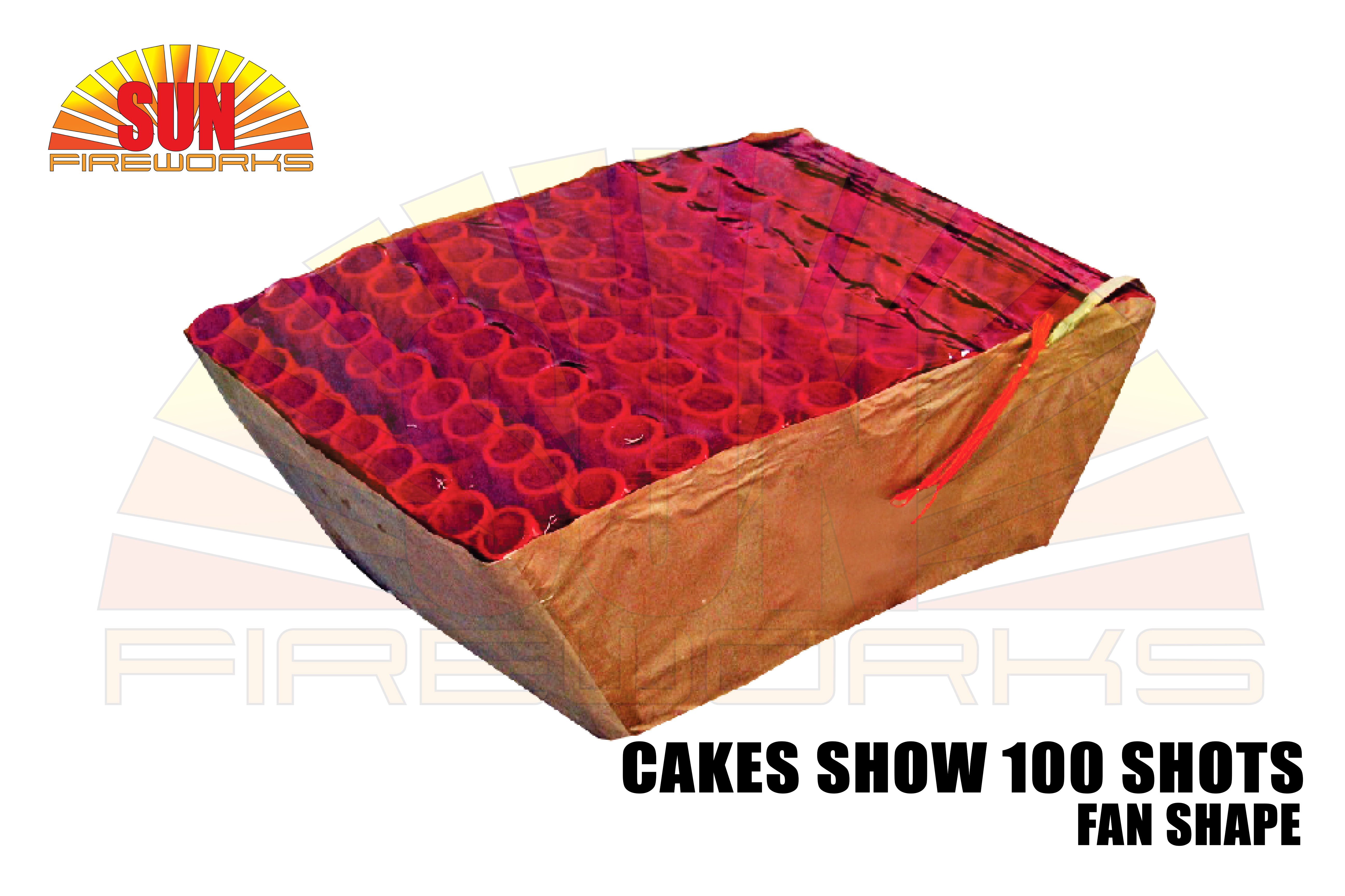 cakes show 100 shots fan shape